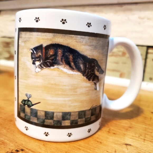 Pouncing Cat Coffee Mug - 1986, Lowell Herrero - Picture 5 of 5
